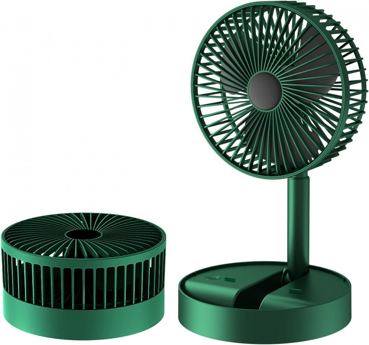 TELESCOPIC PORTABLE FOLDING FAN (GREEN FAN)