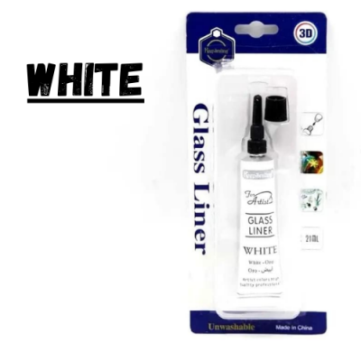GLASS AND POT LINER COLOR TUBE (WHITE)